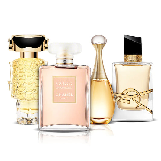 Cofanetto 4 Profumi | Fame, Coco Mademoiselle, J’adore e Libre (100ml)