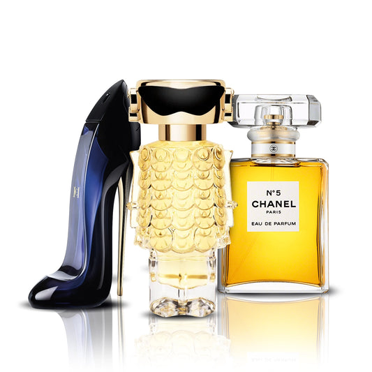 Tris di Profumi | Good Girl, Fame e Chanel Nº5 (100ml)